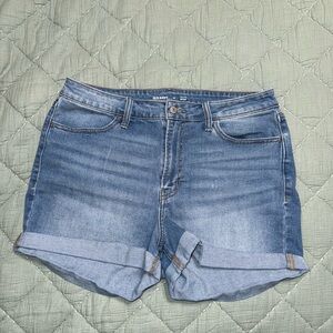 Old Navy Women's Blue Denim Shorts - High Rise